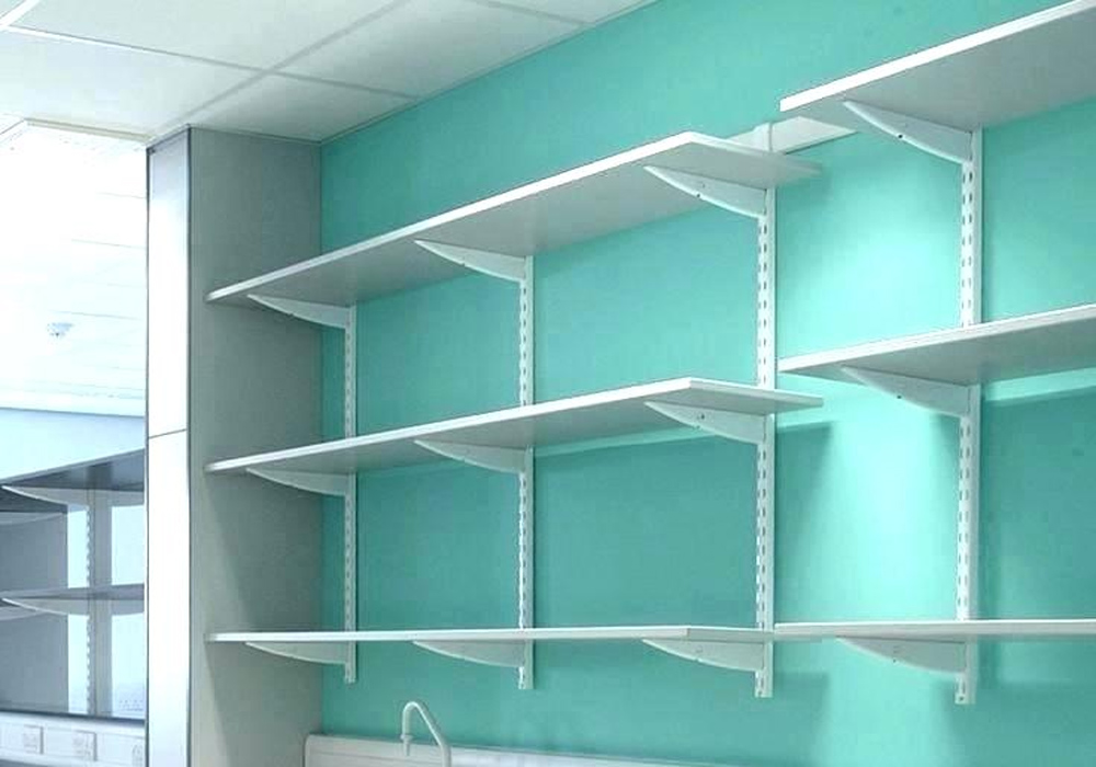 HOME OFFICE DECORATION - WALL-MOUNTED SHELVING SYSTEM