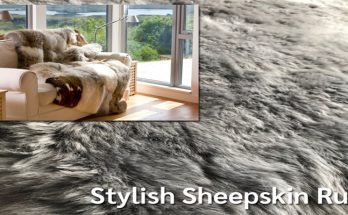 The Naturally Stylish Sheepskin Rug Fits Right In