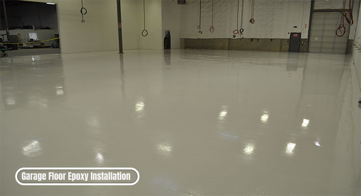 Garage Floor Epoxy Installation