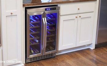 short built-in wine cooler,wine fridge in kitchen,17 inch wide wine fridge,dual temp wine fridge,