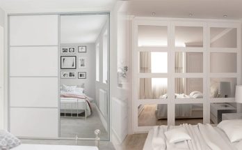 Customizable Glass Panel Sliding Wardrobe Doors