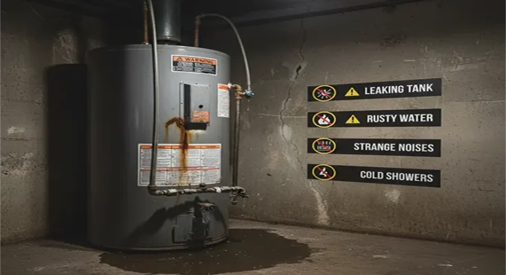 Signs your water heater needs replacing